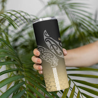 Aotearoa Maori Iwi Heritage Skinny Tumbler Waikato Tainui Parauri