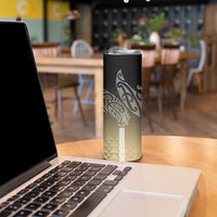 Aotearoa Maori Iwi Heritage Skinny Tumbler Waikato Tainui Parauri