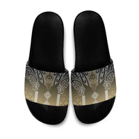 Aotearoa Maori Iwi Heritage Slide Sandals Waikato Tainui Parauri