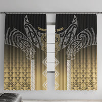 Aotearoa Maori Iwi Heritage Window Curtain Waikato Tainui Parauri