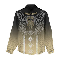 Aotearoa Maori Iwi Heritage Women Casual Shirt Waikato Tainui Parauri