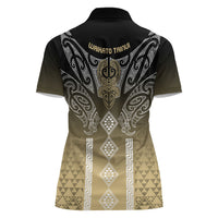 Aotearoa Maori Iwi Heritage Women Polo Shirt Waikato Tainui Parauri