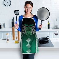 Aotearoa Maori Iwi Heritage Apron Ngai Tahu Pounamu Green