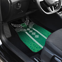 Aotearoa Maori Iwi Heritage Car Mats Ngai Tahu Pounamu Green