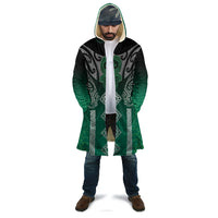 Aotearoa Maori Iwi Heritage Cloak Ngai Tahu Pounamu Green