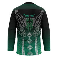 Aotearoa Maori Iwi Heritage Hockey Jersey Ngai Tahu Pounamu Green