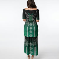 Aotearoa Maori Iwi Heritage Puletasi Ngai Tahu Pounamu Green