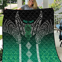Aotearoa Maori Iwi Heritage Quilt Ngai Tahu Pounamu Green