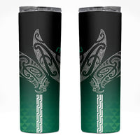 Aotearoa Maori Iwi Heritage Skinny Tumbler Ngai Tahu Pounamu Green