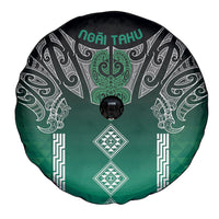 Aotearoa Maori Iwi Heritage Spare Tire Cover Ngai Tahu Pounamu Green