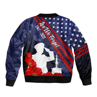 Pearl Harbor Remembrance Day Bomber Jacket Poppy Mix Style LT7 - Polynesian Pride