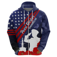 Pearl Harbor Remembrance Day Hoodie Poppy Mix Style LT7 - Polynesian Pride