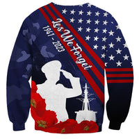 Pearl Harbor Remembrance Day Sweatshirt Poppy Mix Style LT7 - Polynesian Pride