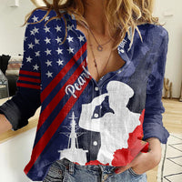 Pearl Harbor Remembrance Day Women Casual Shirt Poppy Mix Style LT7 Female Navy Blue - Polynesian Pride