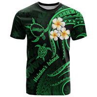 Hawaii T Shirt Molokai Islands Polynesian Sunset Plumeria Green Vibe LT9 Green - Polynesian Pride