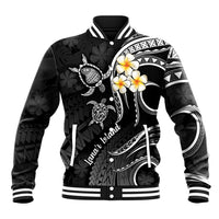 Polynesian Hawaii Baseball Jacket Lanai Islands with Pacific Plumeria White Vibe LT9 Unisex White - Polynesian Pride