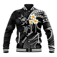 Polynesian Hawaii Baseball Jacket Kauai Islands with Pacific Plumeria White Vibe LT9 Unisex White - Polynesian Pride