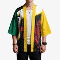 Personalised PNG Hela Province Kimono Bird of Paradise Tattoo Flag Motif - Polynesian Pride