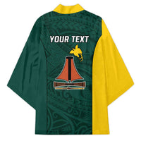 Personalised PNG Jiwaka Province Kimono Bird of Paradise Tattoo Flag Motif - Polynesian Pride