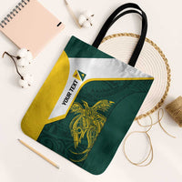 Personalised PNG Jiwaka Province Tote Bag Bird of Paradise Tattoo Flag Motif - Polynesian Pride
