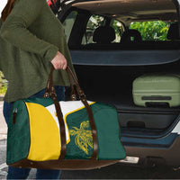 Personalised PNG Jiwaka Province Travel Bag Bird of Paradise Tattoo Flag Motif - Polynesian Pride