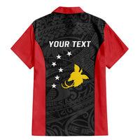 Personalised PNG Sandaun Province Family Matching Mermaid Dress and Hawaiian Shirt Bird of Paradise Tattoo Flag Motif - Polynesian Pride