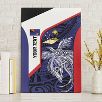 Personalised PNG West New Britain Province Canvas Wall Art Bird of Paradise Tattoo Flag Motif - Polynesian Pride