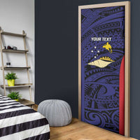 Personalised PNG West New Britain Province Door Cover Bird of Paradise Tattoo Flag Motif - Polynesian Pride