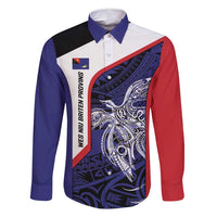 Personalised PNG West New Britain Province Family Matching Off Shoulder Maxi Dress and Hawaiian Shirt Bird of Paradise Tattoo Flag Motif - Polynesian Pride