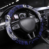 PNG West New Britain Province Steering Wheel Cover Bird of Paradise Tattoo Flag Motif - Polynesian Pride