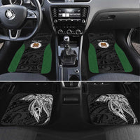 Personalised PNG Western Highlands Province Car Mats Bird of Paradise Tattoo Flag Motif - Polynesian Pride