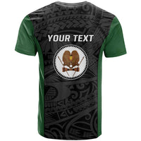 Personalised PNG Western Highlands Province T Shirt Bird of Paradise Tattoo Flag Motif - Polynesian Pride