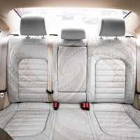 White Sunday Lotu Tamaiti Back Car Seat Cover Polynesian Wave Pastel Nude LT9 - Polynesian Pride