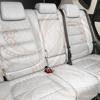 White Sunday Lotu Tamaiti Back Car Seat Cover Polynesian Wave Pastel Nude LT9 - Polynesian Pride
