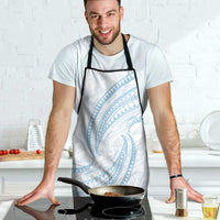 White Sunday Lotu Tamaiti Apron Polynesian Wave Pastel Sky Blue LT9 - Polynesian Pride