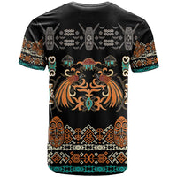 Black Batik Papua-inspired Pattern T Shirt - Polynesian Pride