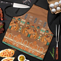 Terracotta Batik Papua-inspired Pattern Apron - Polynesian Pride