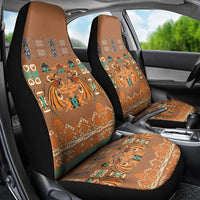 Terracotta Batik Papua-inspired Pattern Car Seat Cover - Polynesian Pride