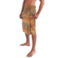 Terracotta Batik Papua-inspired Pattern Lavalava - Polynesian Pride