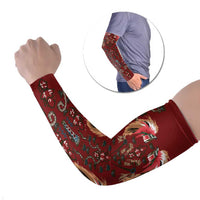 Oxblood Bird of Batik Papua Arm Sleeves Exotic Natural Wealth of Papua - Polynesian Pride