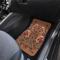 Terracotta Bird of Batik Papua Car Mats Exotic Natural Wealth of Papua - Polynesian Pride