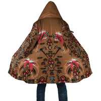 Terracotta Bird of Batik Papua Cloak Exotic Natural Wealth of Papua - Polynesian Pride