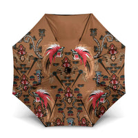 Terracotta Bird of Batik Papua Umbrella Exotic Natural Wealth of Papua - Polynesian Pride