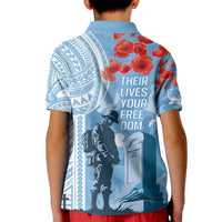FSM Verterans Day Kid Polo Shirt Their Lives Your Freedom