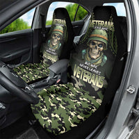 Veterans Day Car Seat Cover War Never Leaves A Veteran Proud Military