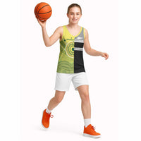 Custom Cricket AUNZ Spirit Basketball Jersey Aussie New Zealand Retro Edition LT9 - Polynesian Pride