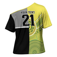 Custom Cricket AUNZ Spirit Cross Shoulder Shirt Aussie New Zealand Retro Edition LT9 - Polynesian Pride