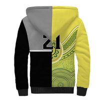 Custom Cricket AUNZ Spirit Sherpa Hoodie Aussie New Zealand Retro Edition - Polynesian Pride