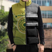 Custom Cricket AUNZ Spirit Sleeveless Puffer Jacket Aussie New Zealand Retro Edition LT9 - Polynesian Pride