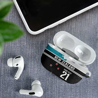 Custom NZ Cricket Pride AirPods Case Silver Fern Fan Supporter Apparel - Polynesian Pride